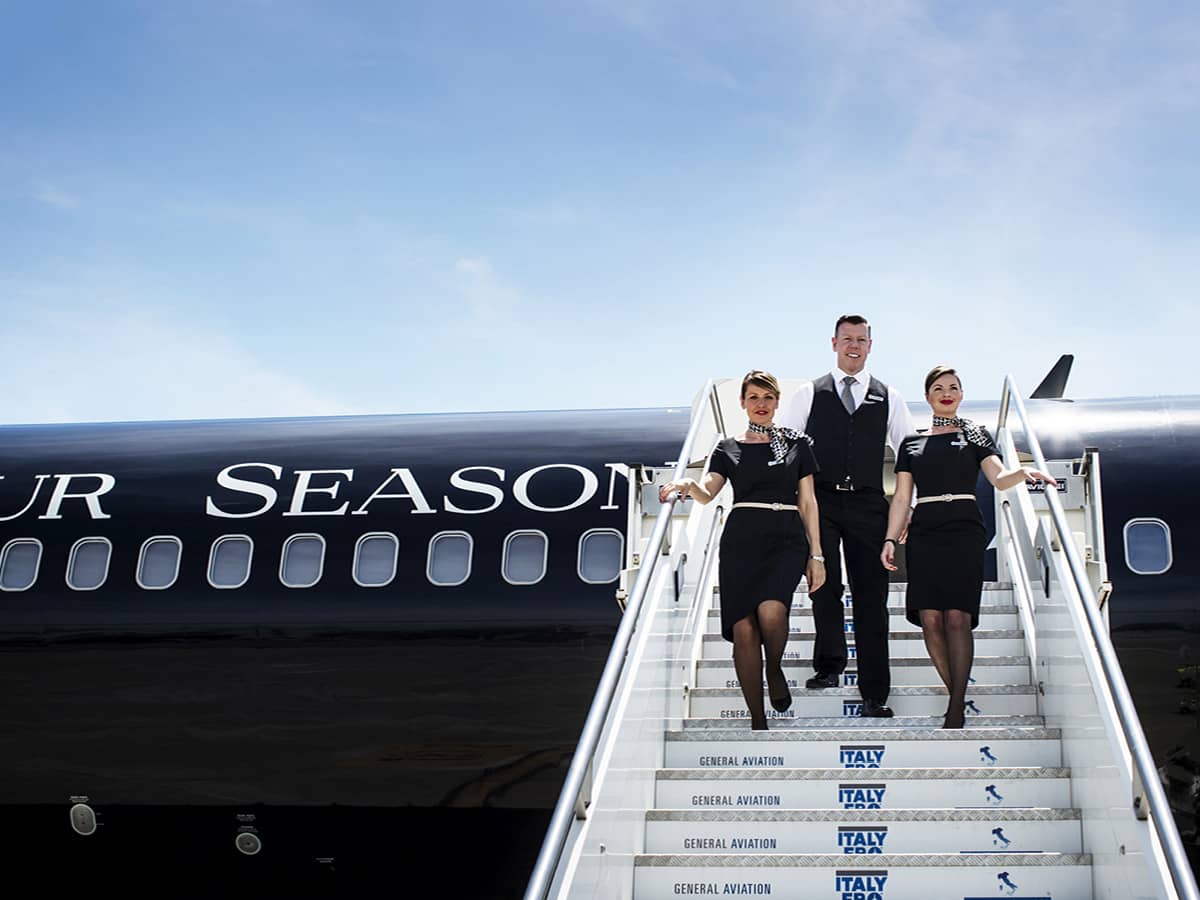  Four Seasons Private Jet Experience which takes guests on a global adventure aboard a custom-designed private jet