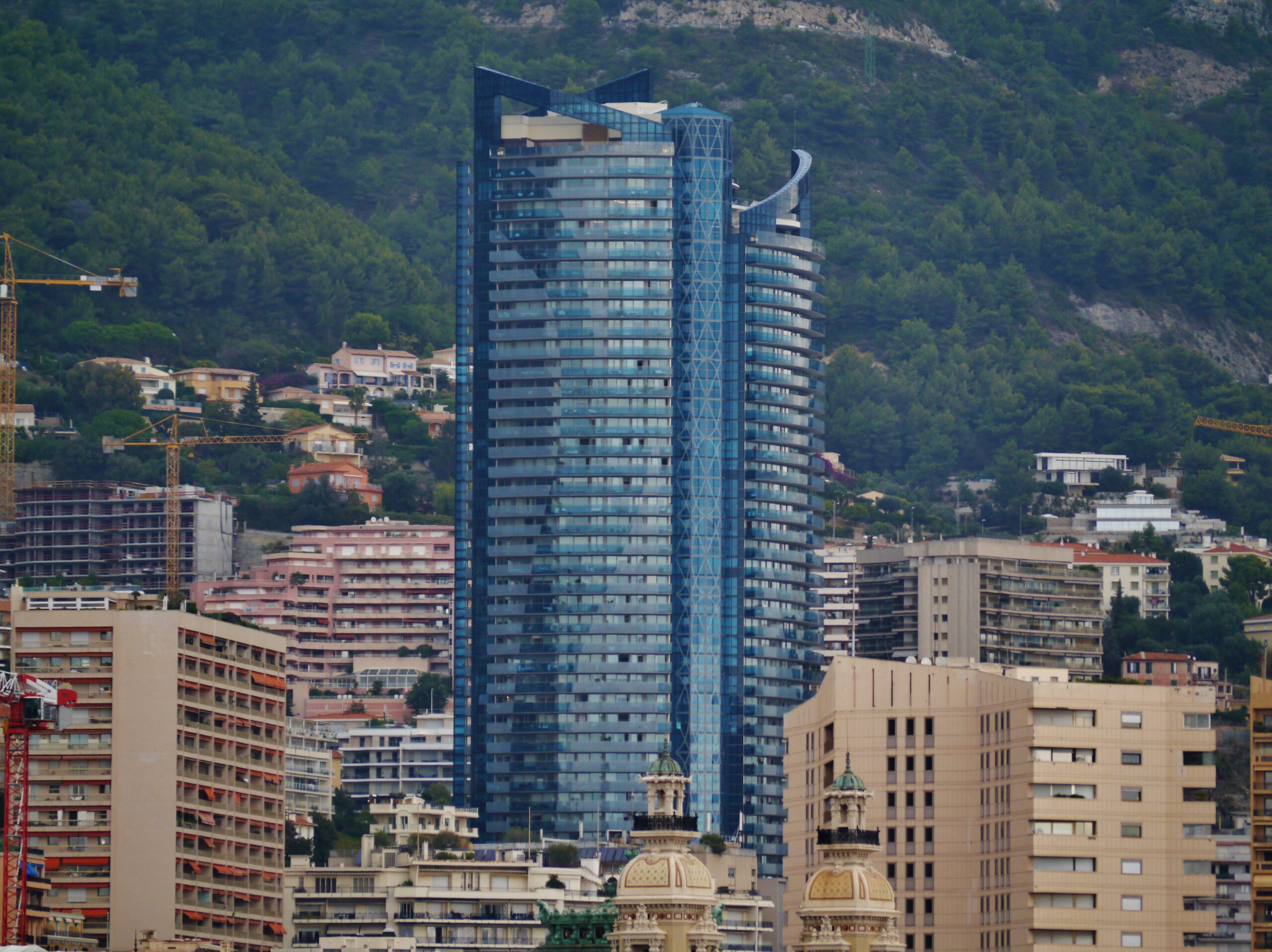 ODEON Tower in the center of monaco