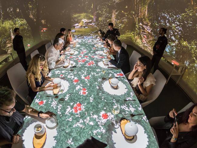 a meal at Sublimotion, the world most expensive restaurant