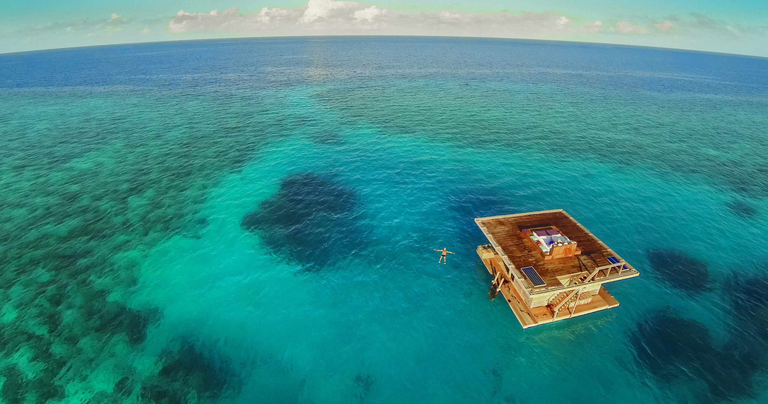 world’s most remote hotel, the Manta Resort in Tanzania